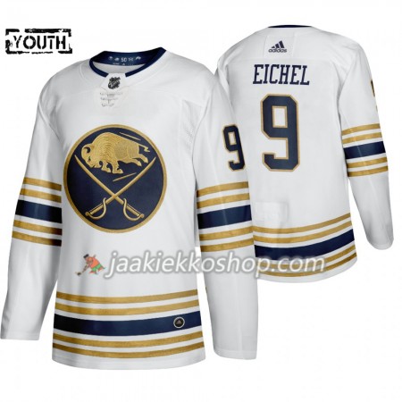 Lapsille NHL Buffalo Sabres Pelipaita Jack Eichel 9 50th Anniversary Adidas 2019-20 Valkoinen Authentic